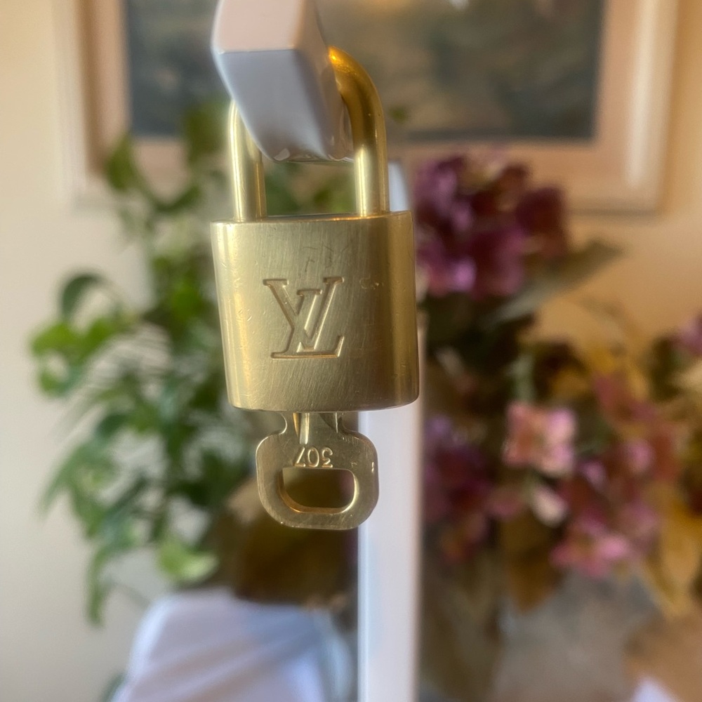 Louis Vuitton Brass Padlock with Key